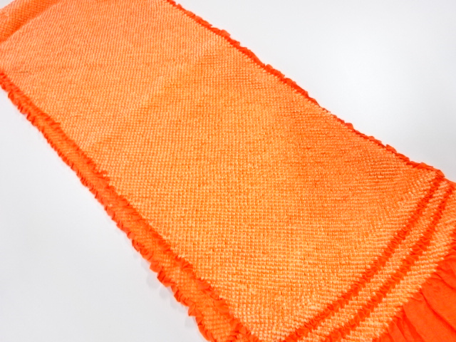 正絹　振袖用　絞り　帯揚げ